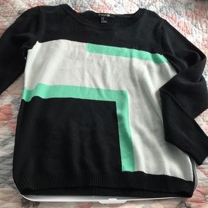 Forever21 Colorblock Sweater